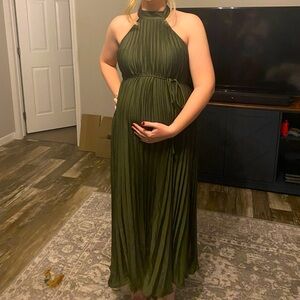 Pink blush maternity dress. Only worn once.